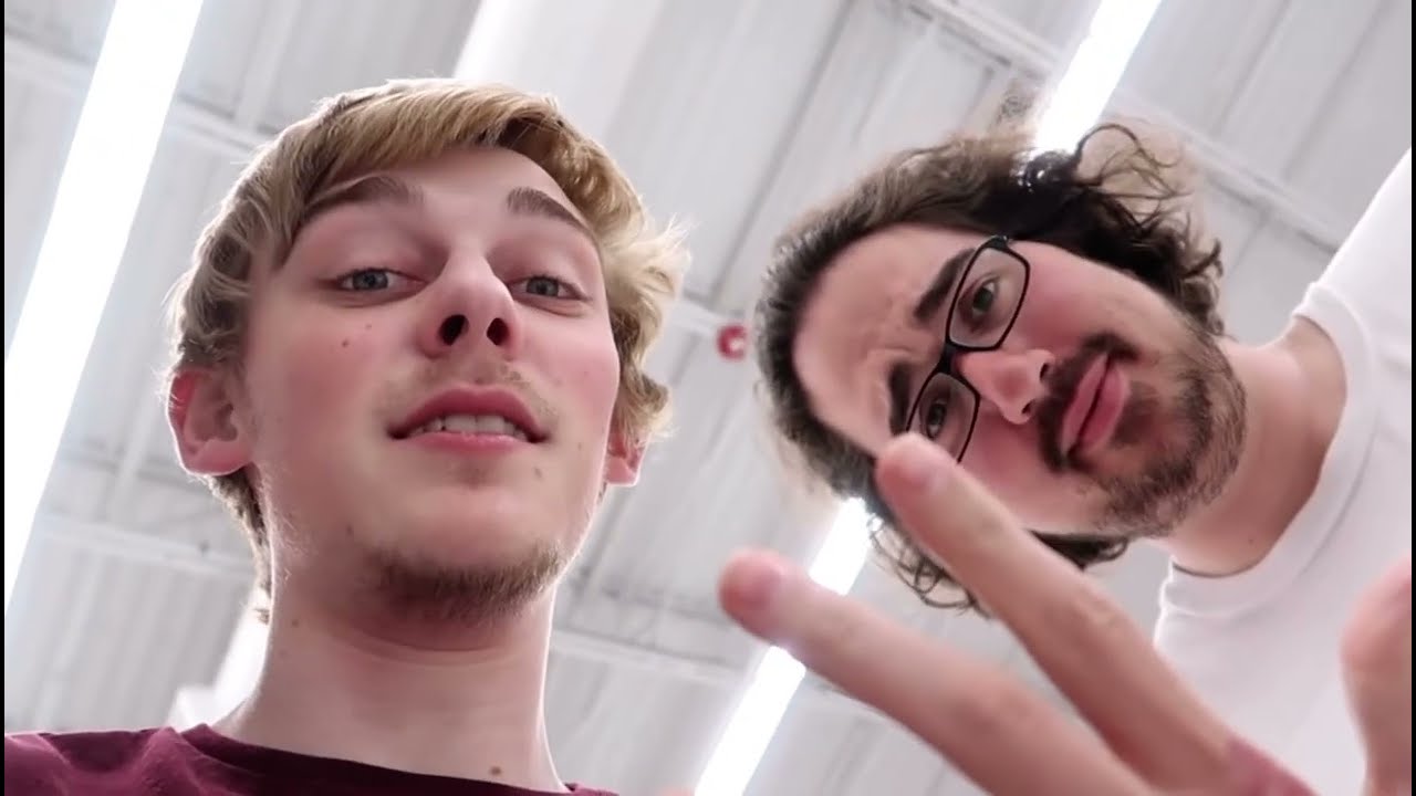 Logan and Tito at Walmart