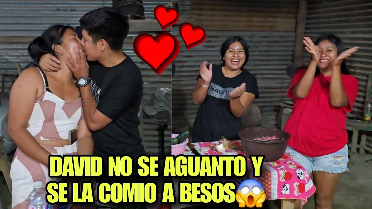 DAVID Se Come A Besos A ELIZA, OMG En Pleno Vídeo No Se Aguanto Y La Beso Frente A Todos😱