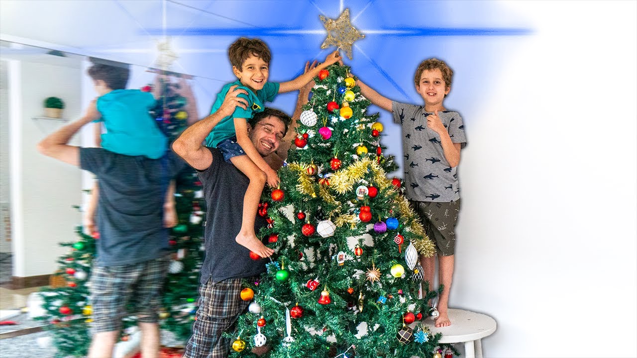 Montamos nossa Arvore de Natal - Família Paulinho e Toquinho