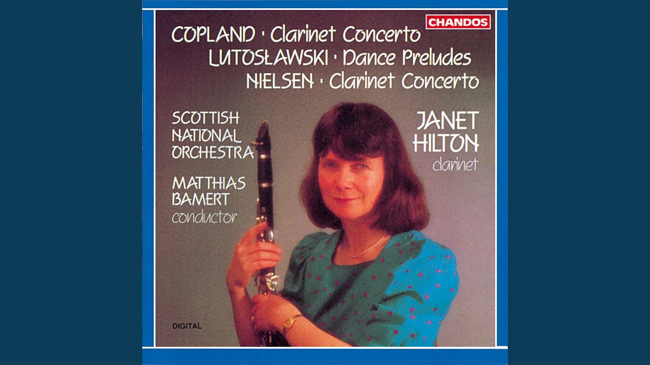 Clarinet Concerto: I. Slowly and Expressively