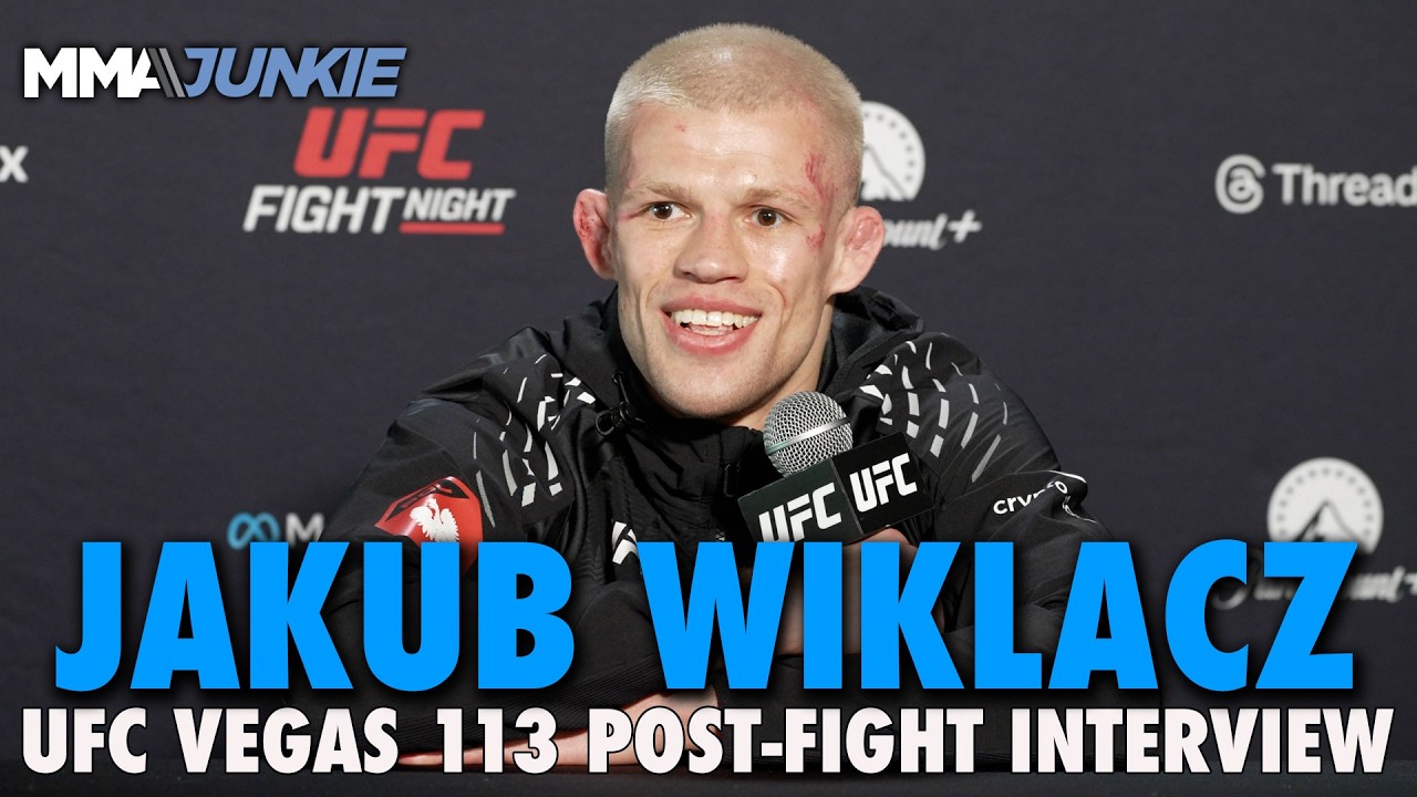 Jakub Wiklacz recaps insane submission with 1 second left in fight | UFC Vegas 113
