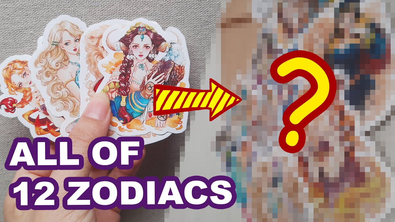 MY HUGE COLLECTION - Drawings of 12 Zodiac Signs | Huta Chan