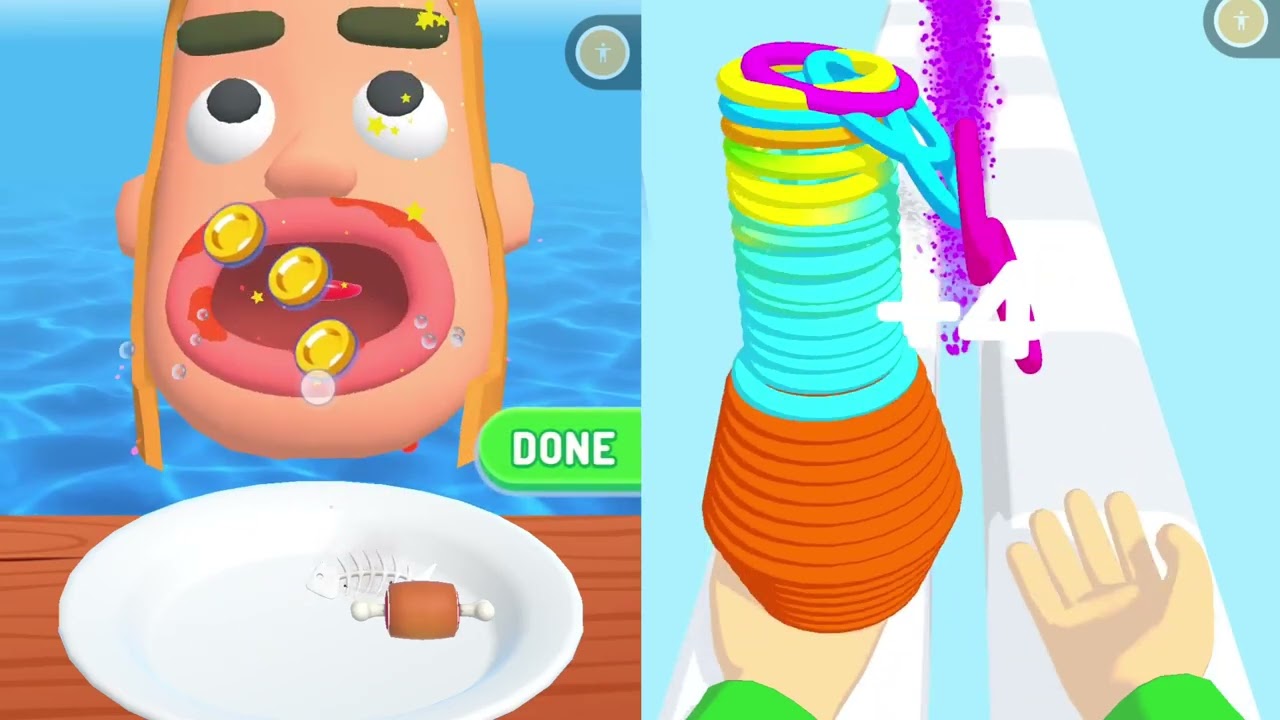 Toy Spring Vs Burger Master - Gameplay Walkthrough Android IOS- All Level Max Tiktok