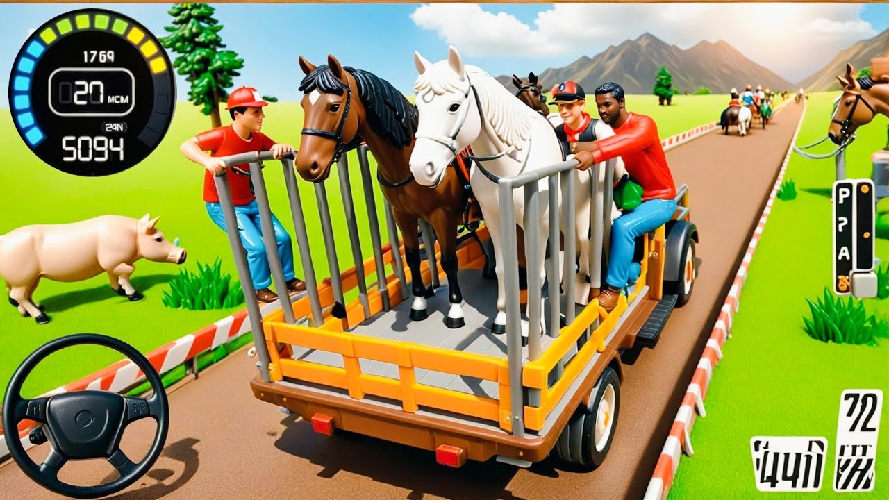 Animal Transport Farming Game | Farm Animal Cargo 3D 🐴 - Android GamePlay 