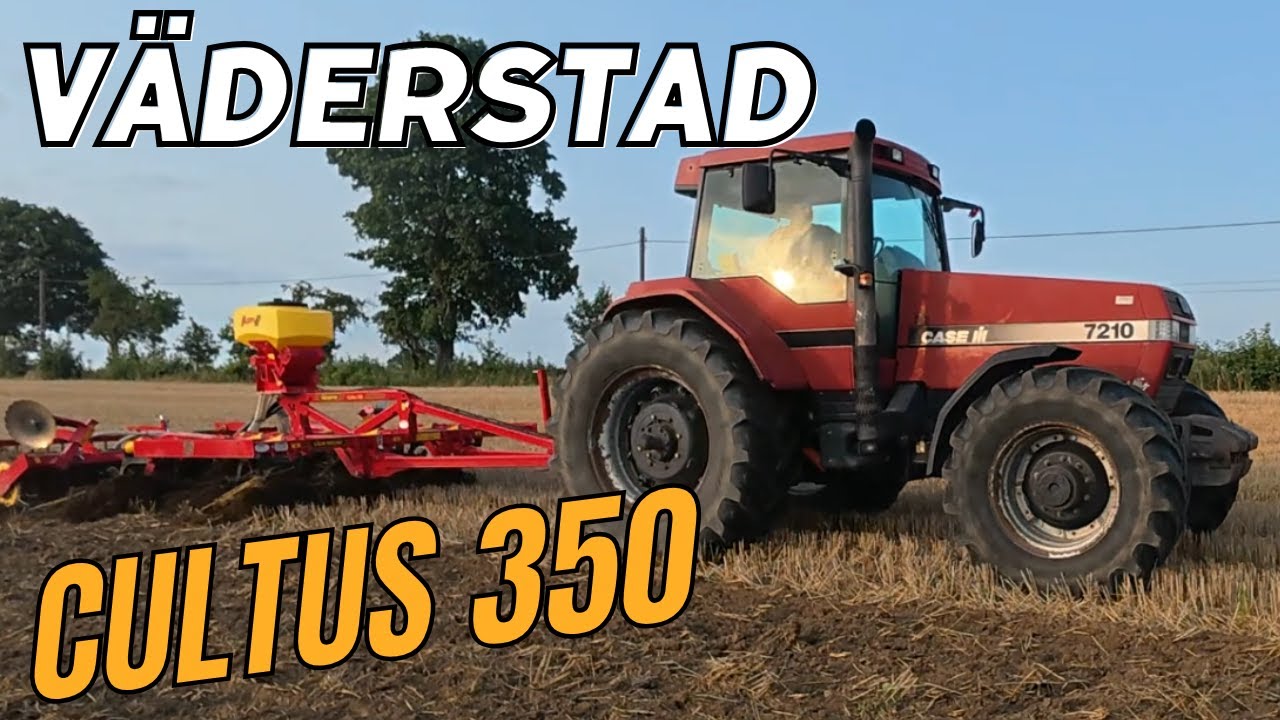 Nasz Magnum 7210 u nowego właściciela. Próba z Väderstad Cultus 350.