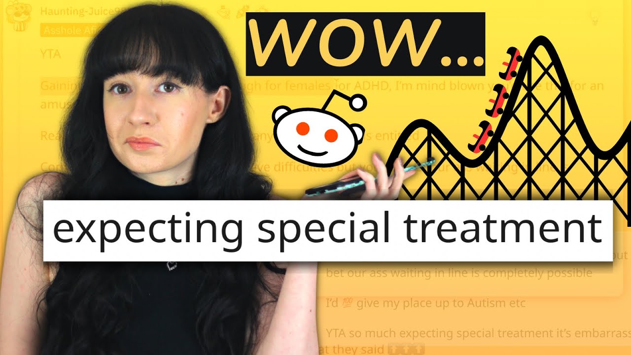 Can she Skip the Theme Park Line Because of her ADHD?? | r/AmITheA**hole