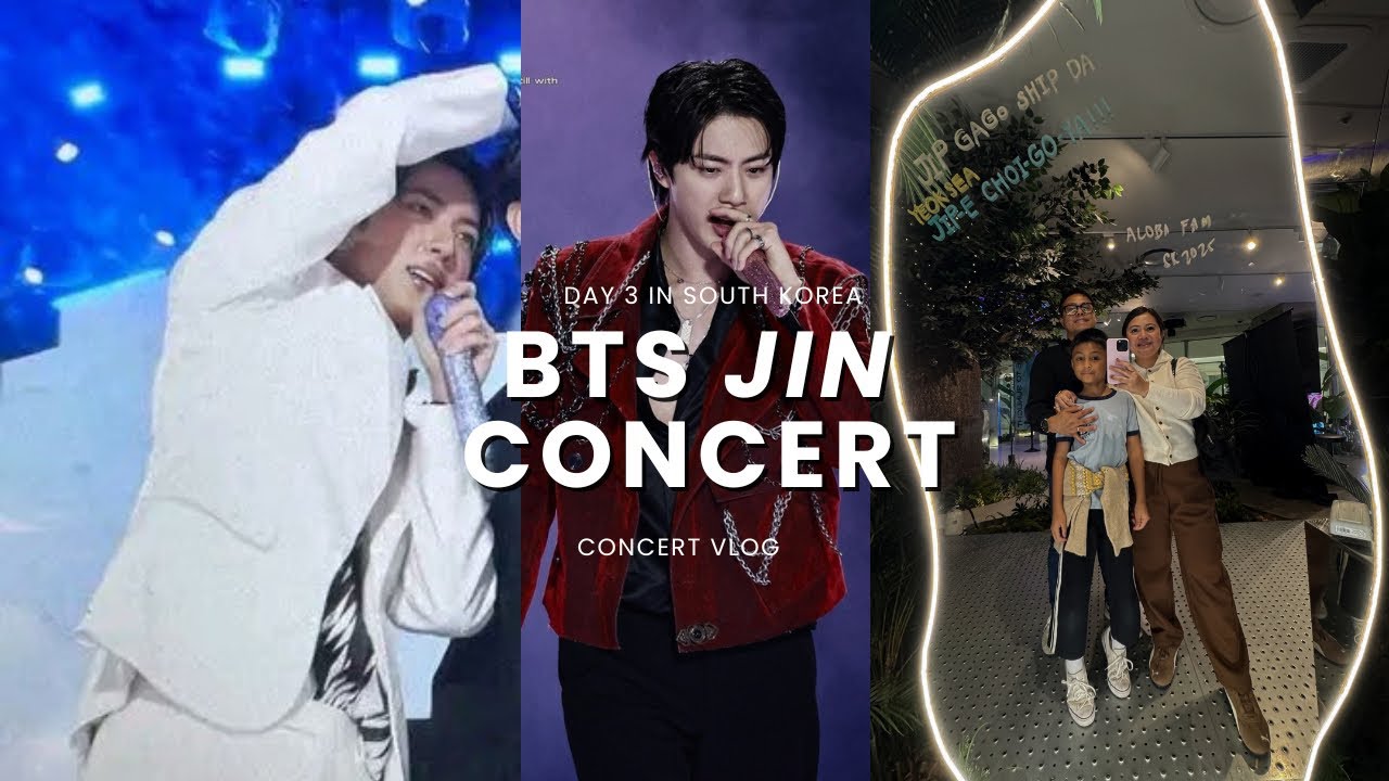 South Korea Day 3 | First time to watch a concert in SK | BTS Jin Encore in South Korea | Army | Jin