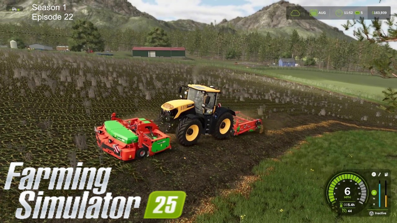 Farming Simulator 25 | Сбор лука | DLC Kinlaig | Сезон 1, Эпизод 22