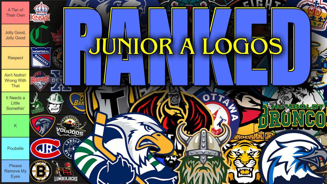 The WHOPPING Canadian Jr. A Hockey Logo Tier List [BCHL, OJHL, SJHL & More!]