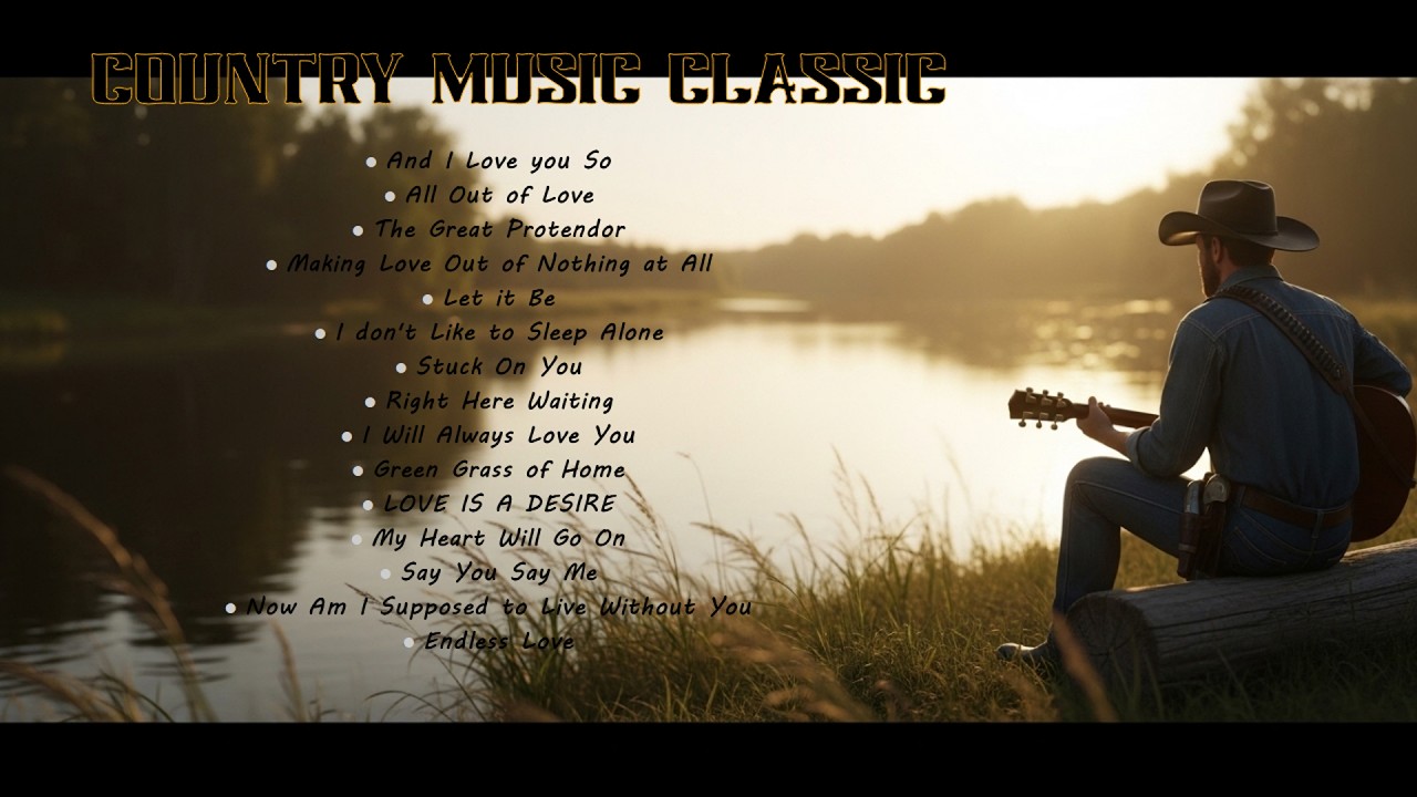 “Country Classics Playlist 🤠 Romantic & Nostalgic Love Songs” || And I Love you So 🎸🎸