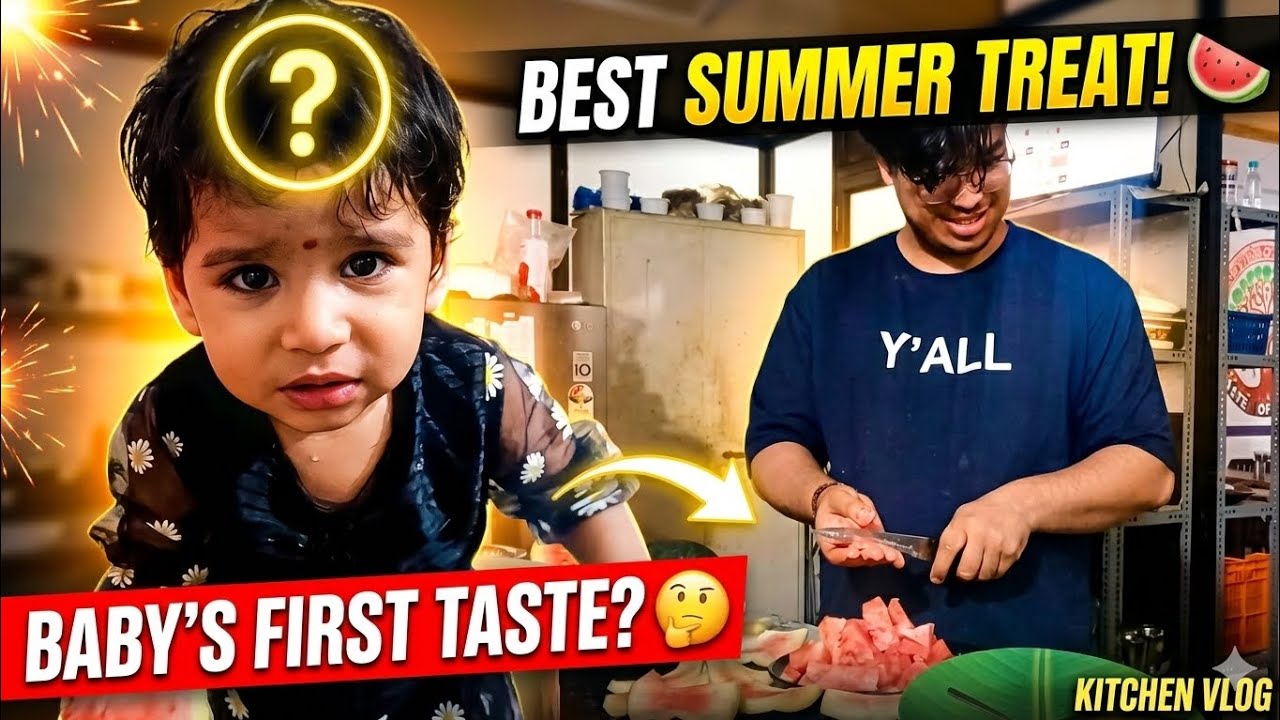 Watermelon ki party meri beti k sath .New vlog day/67/365