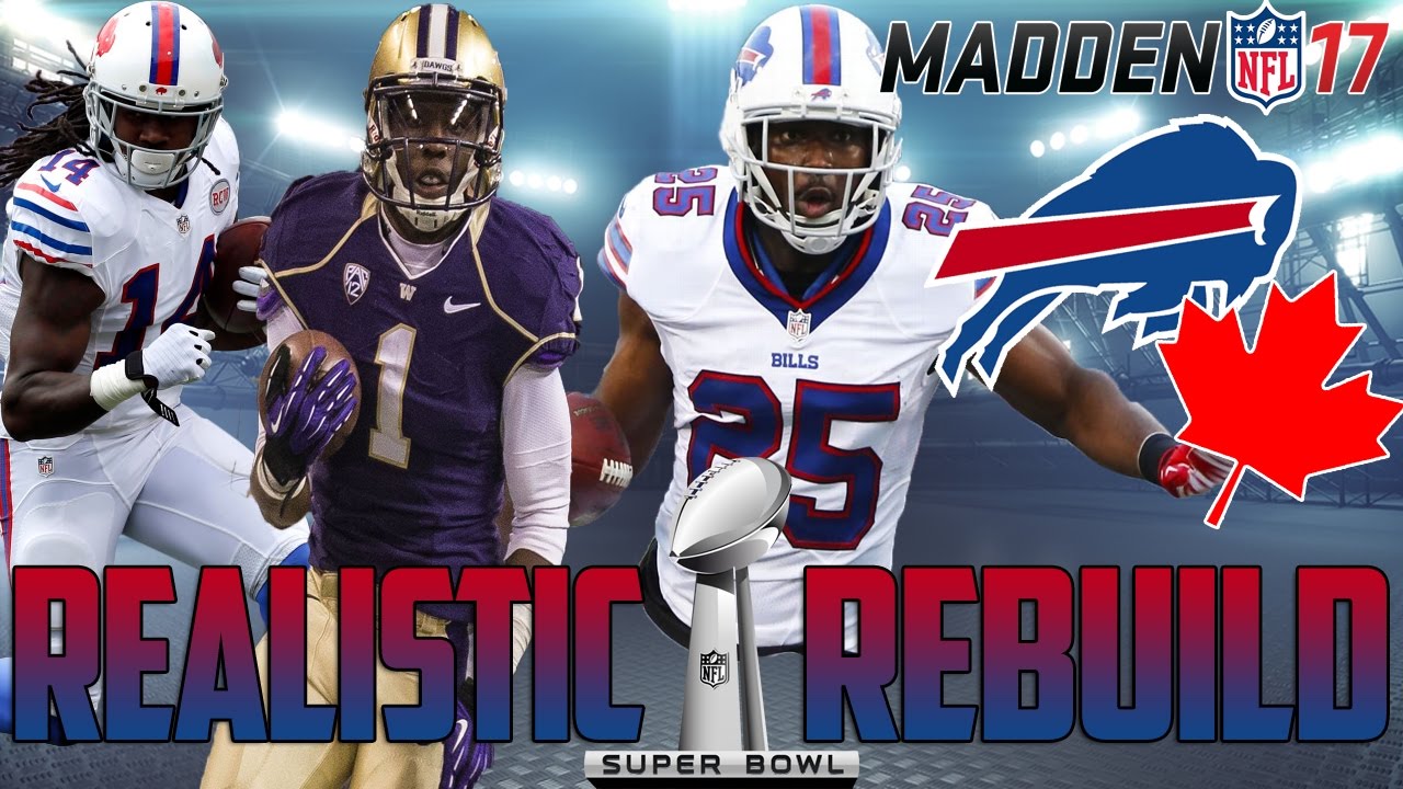 Madden 17 Connected Franchise | Realistic Rebuild: Toronto Bills | A Canadian Superteam!