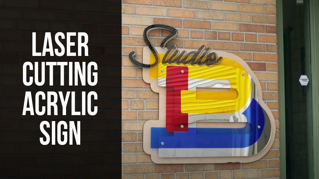 AP Lazer Cuts Large Acrylic Signage with SN2816 and SN4836