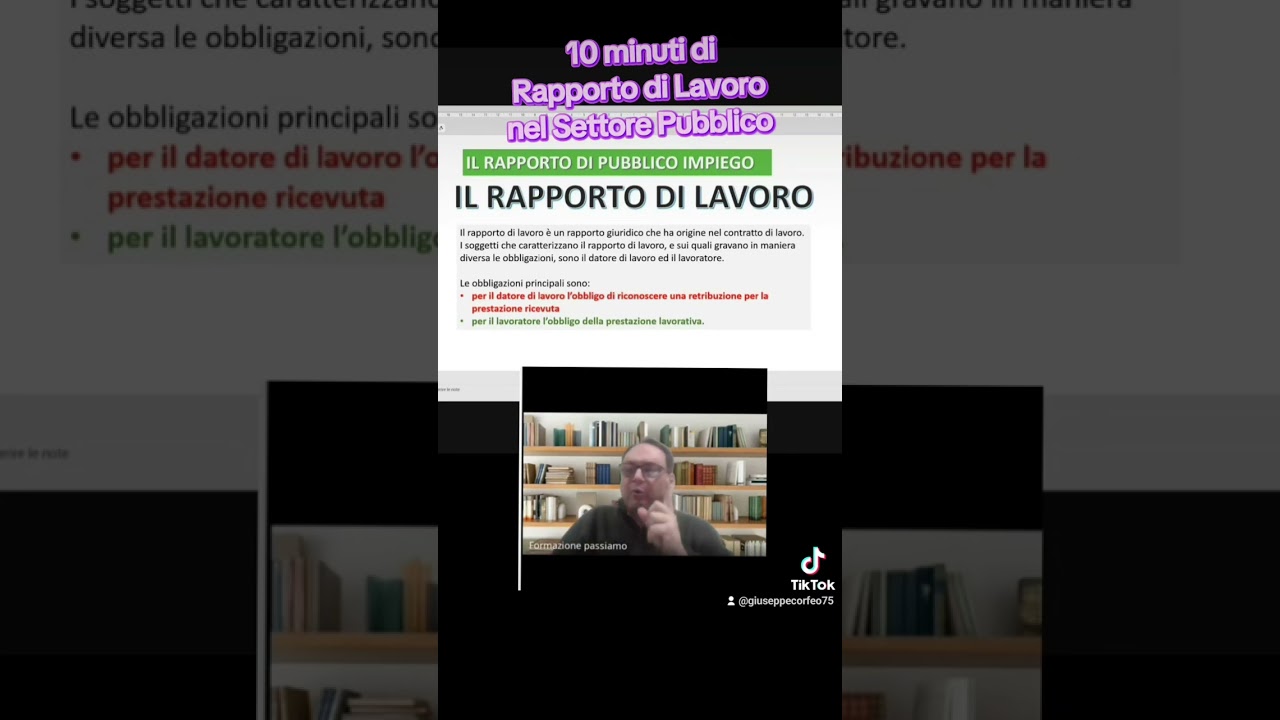 il rapporto di pubblico impiego . SEGUITEMI  SU TIKTOK.  https://vm.tiktok.com/ZNRHCc5tG/