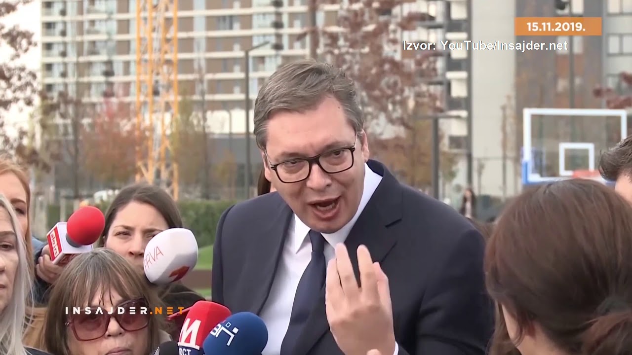 Novinari, nemojte da me prekidate