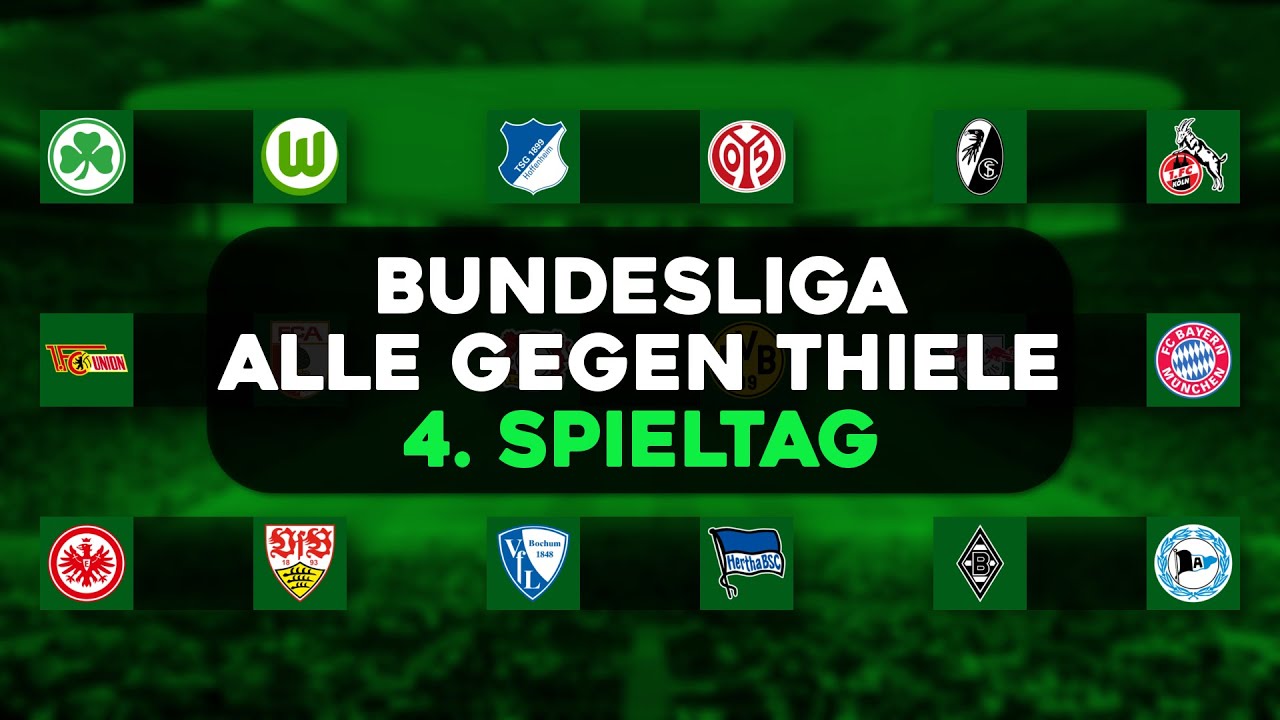 Bundesliga Prognose & Tipps 4. Spieltag | ALLE gegen THIELE!