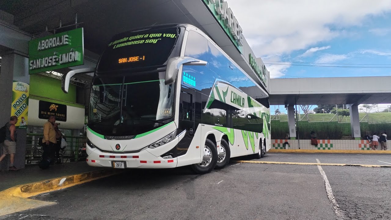 MOVIMIENTO DE BUSES EN LA GRAN TERMINAL DEL CARIBE CON @JosueRailwaysCR 