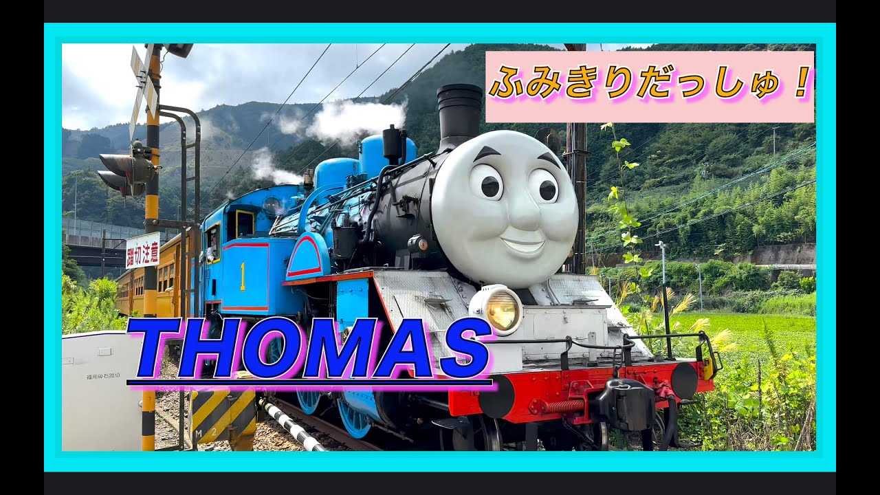 【機関車トーマス】【ふみきり】迫力満点！トーマスとSLに大井川鐵道と静岡のいろんな電車 Thomas train  Japan railway crossing  steam locomotives