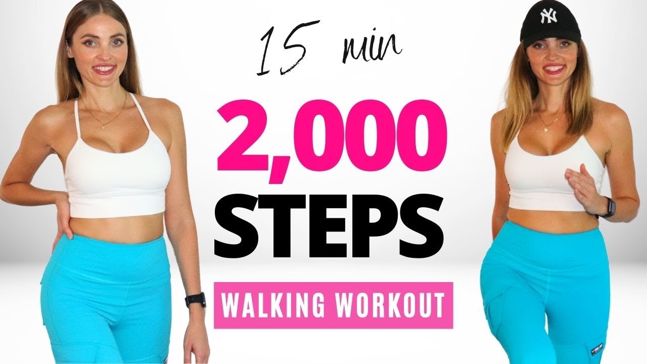 2,000 Steps in 15 Min Walking Workout YanaFit | Do It 5 Times & Get 10,000 Steps!