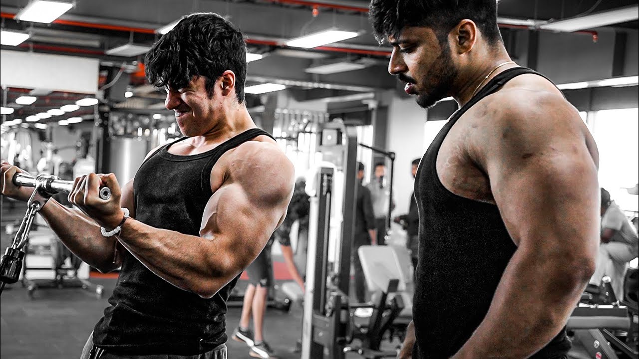 RAW Pull Workout ft. @FitMindsvlogs | 100KG Bench Rep Out