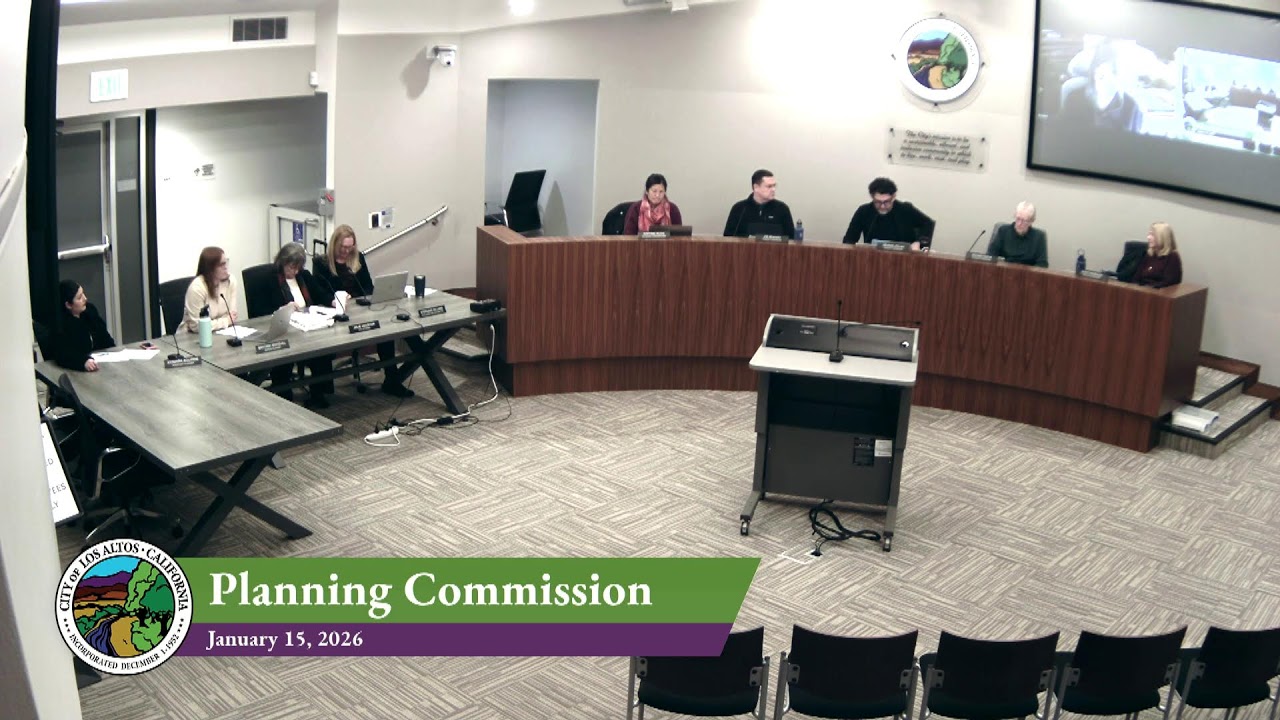 Los Altos Planning Commission Meeting 01/15/2026