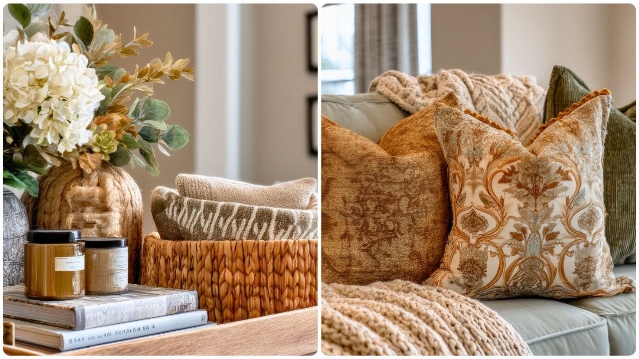 Autumn Home Makeover with Amazon Finds | Sage Green & Cinnamon Cozy Styling