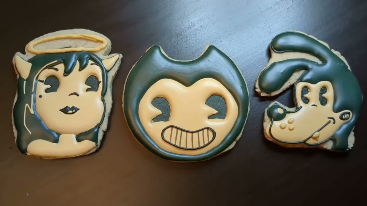 Bendy and Friends Cookies #bendy #speeddrawing