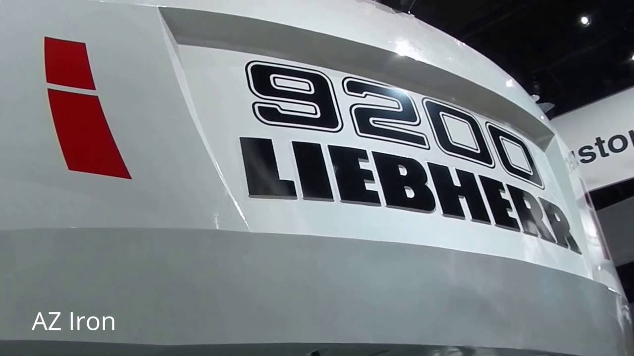 Liebherr R 9200 Mining Excavator at MINExpo 2016