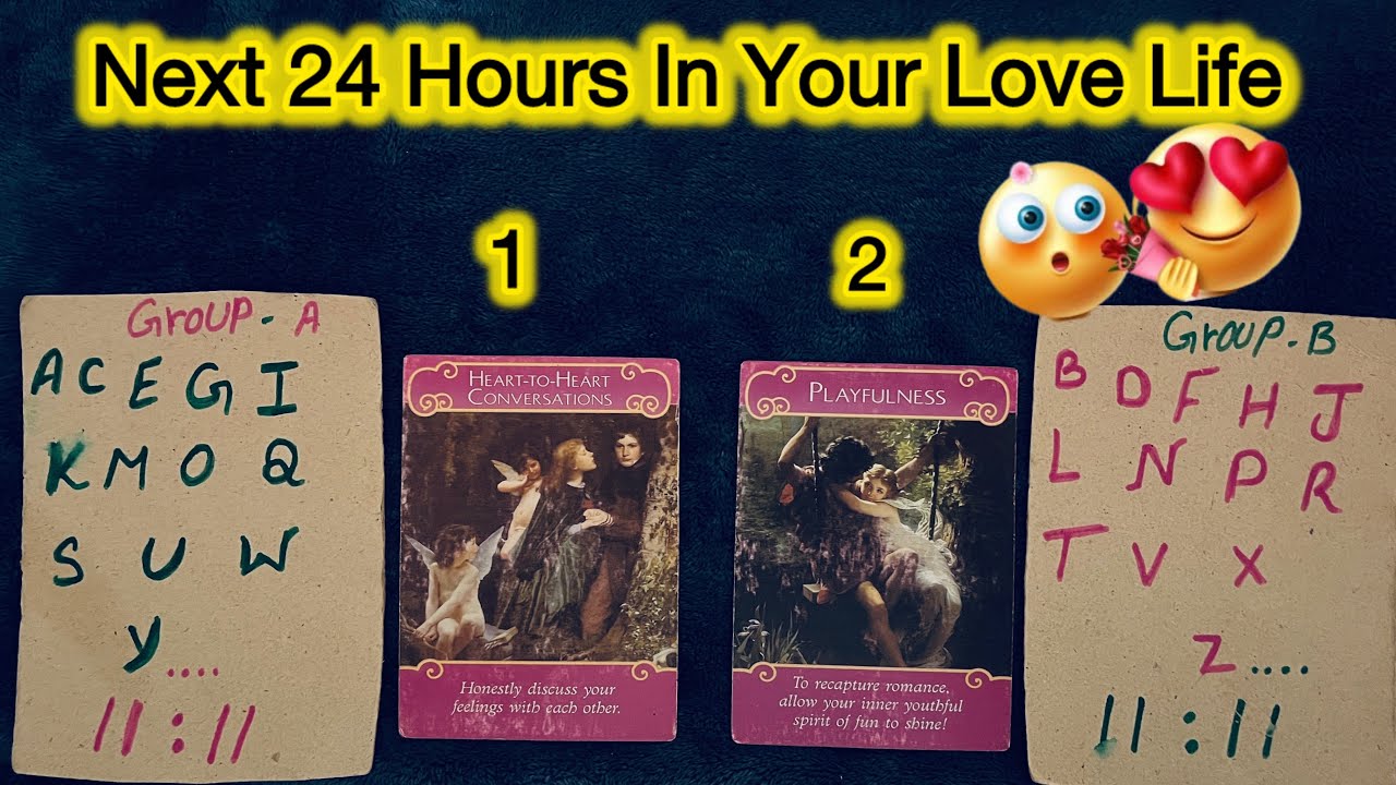 Pick A Card!!Next 24 Hours In Your Love Life Hindi Tarot Love 🥰 Reading 