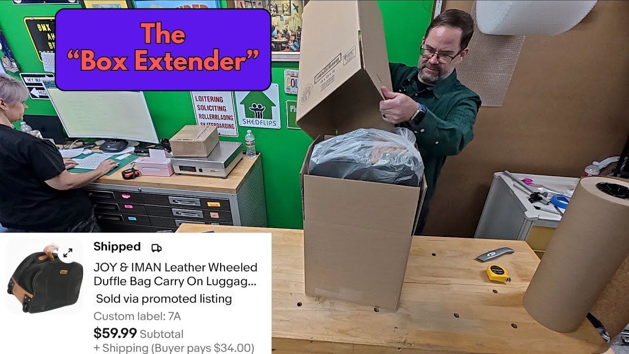 If you're shipping box is too short - USE TWO
