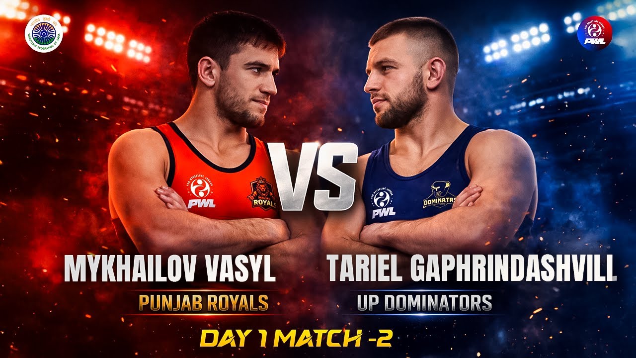 Mykhailov Vasyl vs Tariel Gaphrindashvili | UP Dominators vs Punjab Royals | Match 1 Bout 2 |  PWL