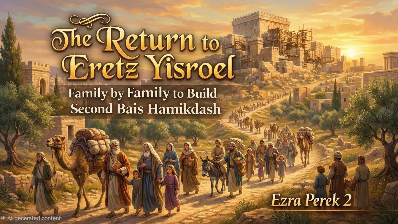Nach Yomi by R' Yehuda Miller | Ezra Perek 2 | The Return to Israel to Build the 2nd Bais Hamikdash