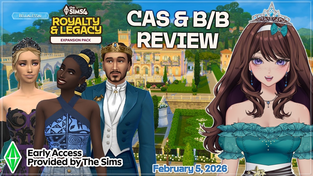 The Sims 4 Royalty & Legacy CAS and Build/Buy Review | #EAPartner #SimsPartner