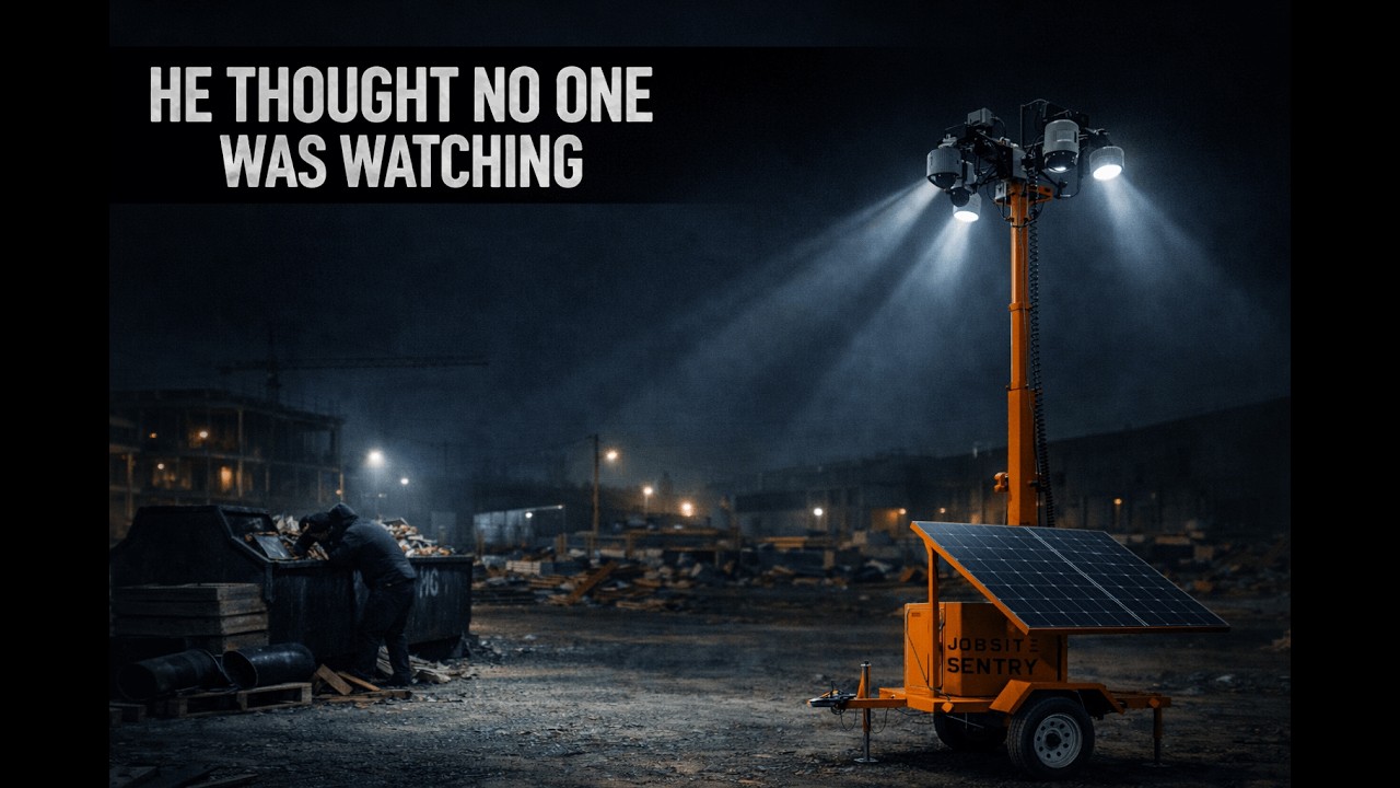 He Thought No One Was Watching… Until Police Arrived | Real Jobsite Theft Arrest | Jobsite Sentry
