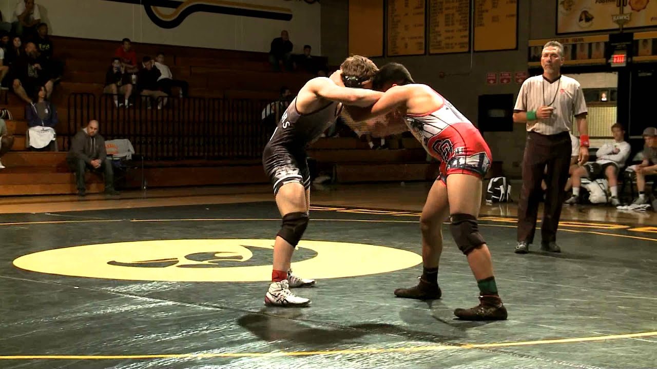 157 lbs  Gino Roman, El Dorado HS, CA vs Casey Randels, Sandpoint HS, ID