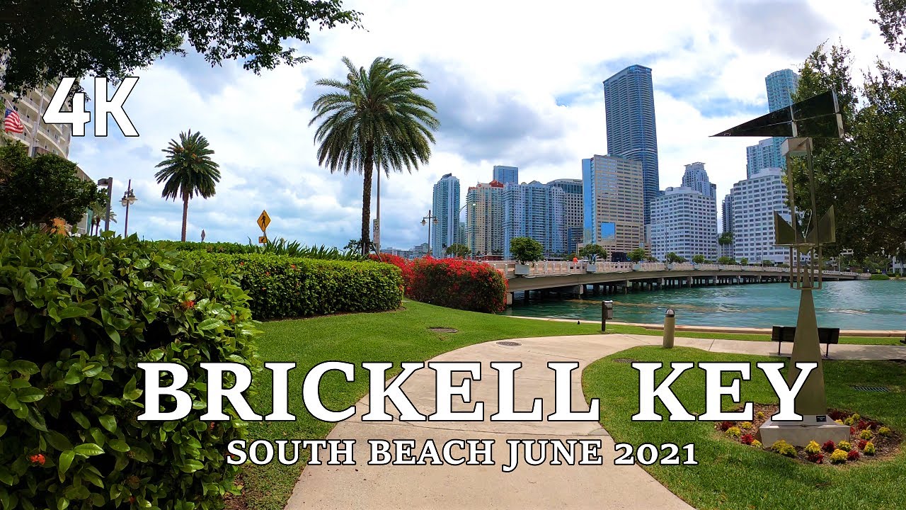 BRICKELL & BRICKELL KEY 2021 JUNE 4K ULTRA HD 60FPS FLORIDA USA AΩ