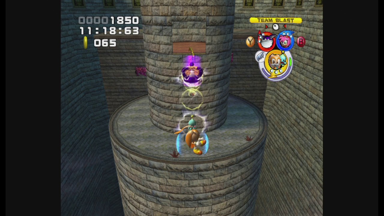 Sonic Heroes Team Rose's Hang Castle 540 Rings