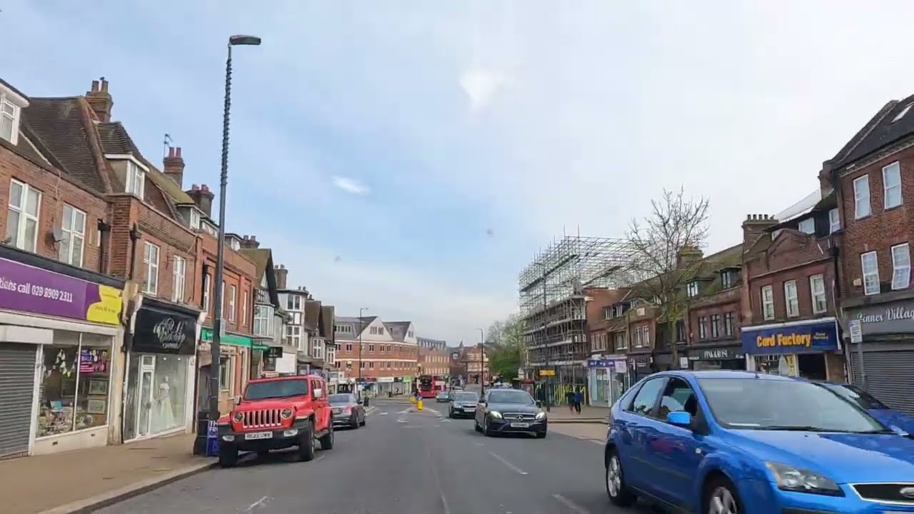 London - Pinner - Driving Centre - Driving Tour - 4K