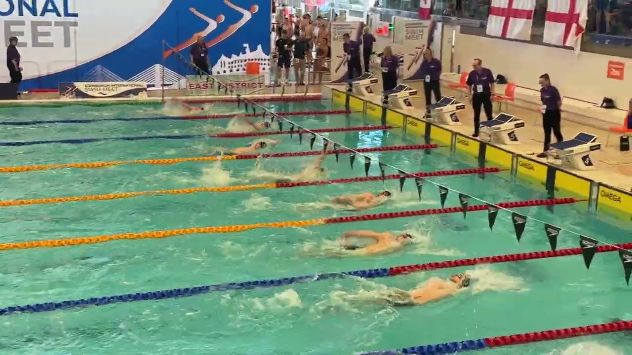 Edinburgh International 2026 Team Utmost IOM - Harry Robinson -  100 Back Heat