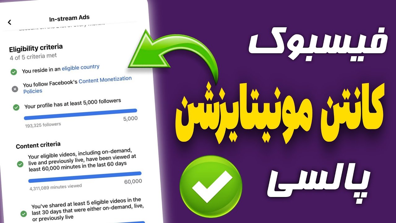 فیسبوک کانتن مونیتایزشن پالسی: آیا میشه این مشکل را حل ساخت یا نه ؟