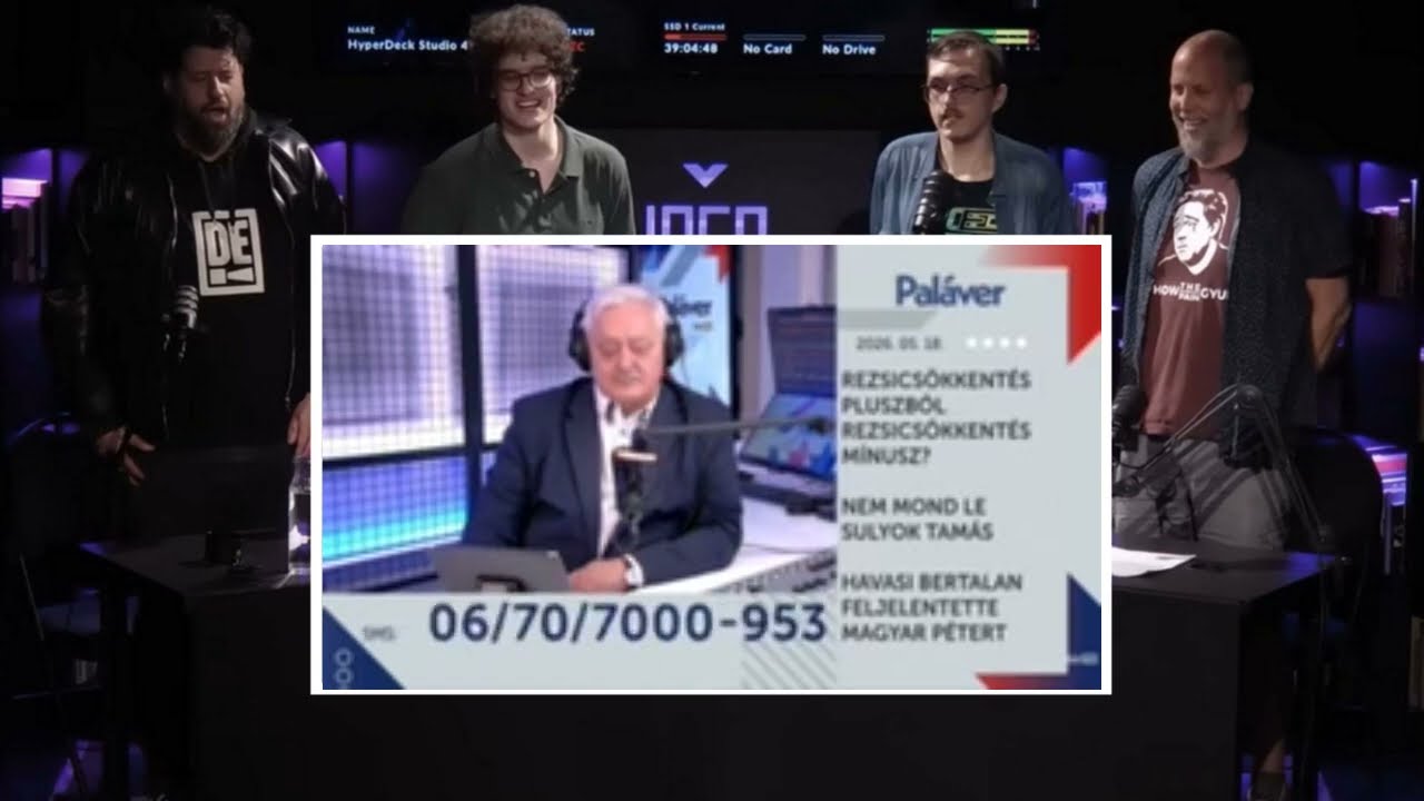 A H&iacute;r TV-n m&eacute;g a nyilv&aacute;nval&oacute; ir&oacute;ni&aacute;t is direkt f&eacute;lre&eacute;rtik, ez&eacute;rt Puzs&eacute;r &uacute;jra betelefon&aacute;l a Pal&aacute;verbe