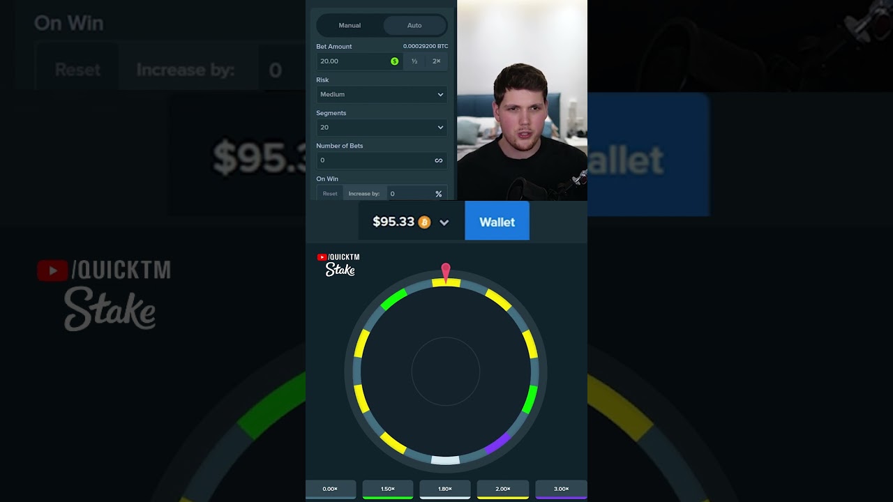 Tried a "less risky" strategy on Stake’s Wheel... 🤦‍♂️