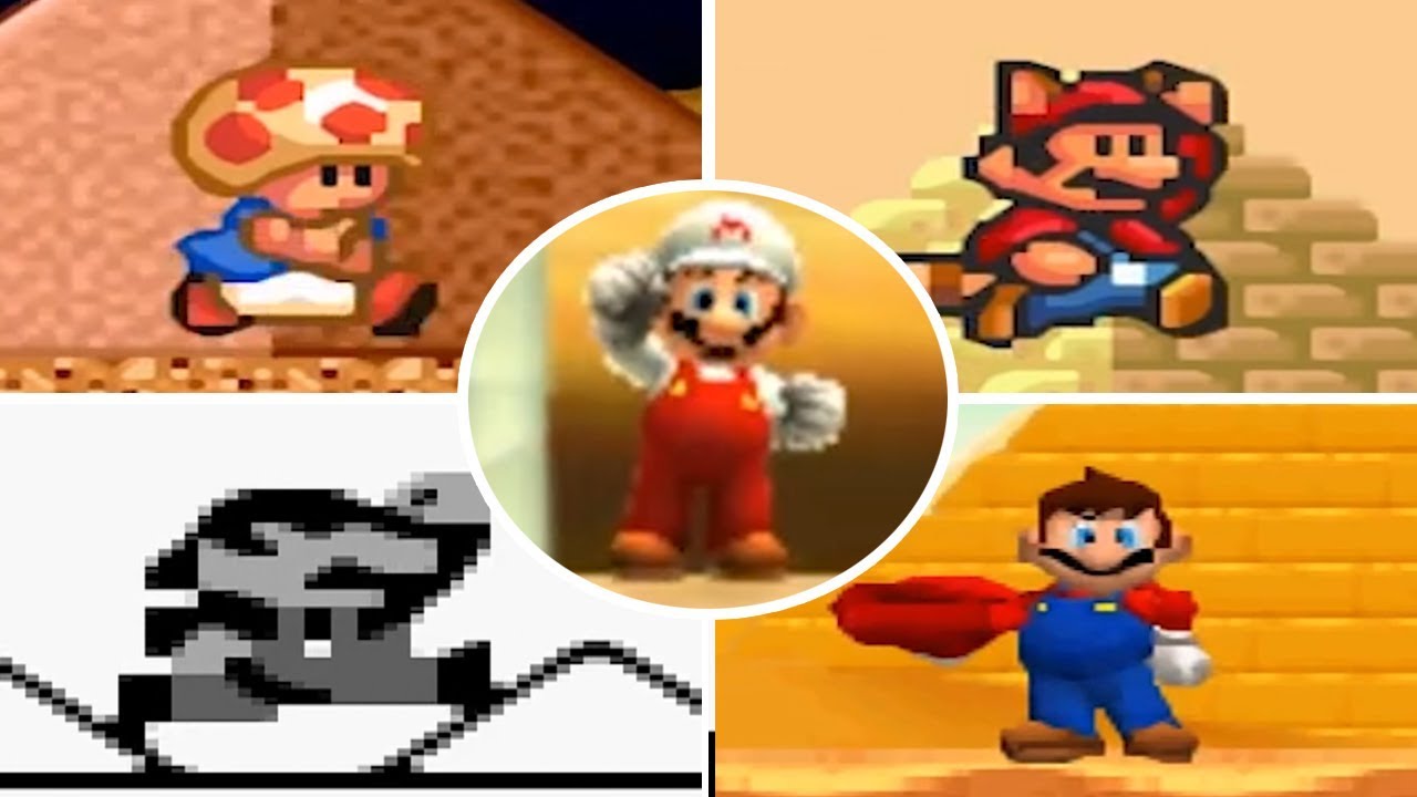 Evolution of - Desert Level in Super Mario 2D Jump'n'Runs