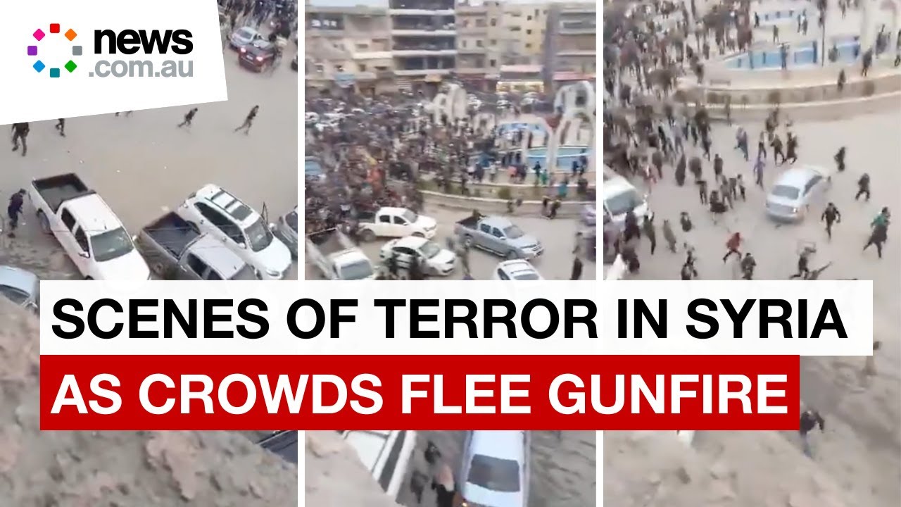 Syria’s Raqqa in chaos as terrified crowds run from gunfire