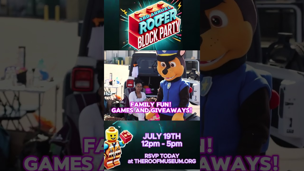 SAVE THE DATE: 3rd Annual Roofer Block Party! July 19th! #summer #atlanta #familyfun #roofing