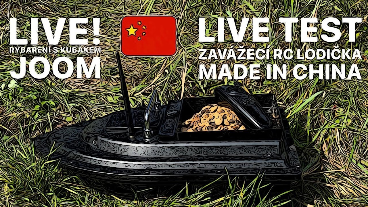 TEST RC ZAVÁŽECÍ LODIČKY Z ČÍNY - Nestíháme zdolávat! 4 pruty s NASH SCOPEX SQUID a DOUBLE!!! LIVE!