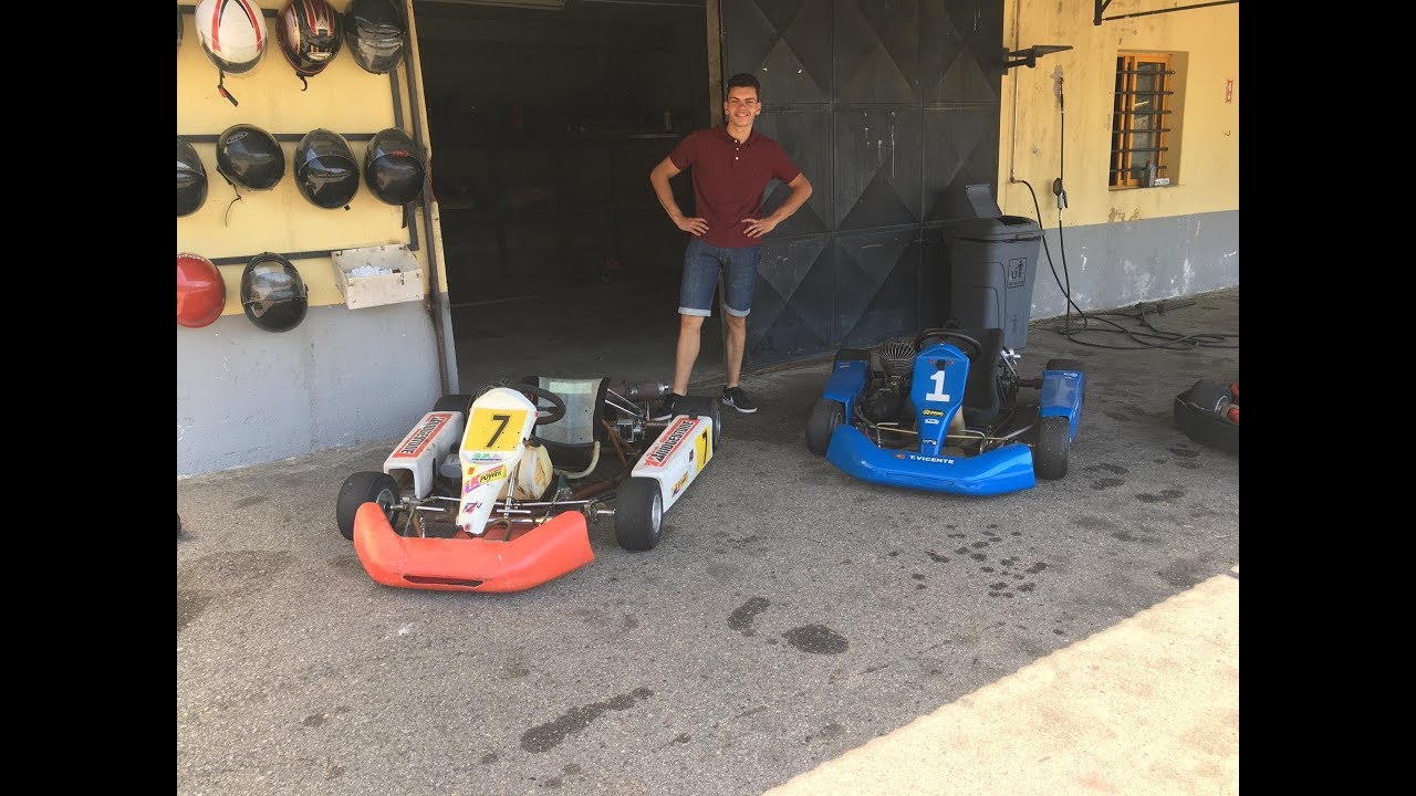 Teste a 2 Karts KZH 100cc 2t