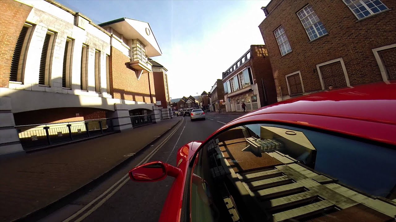 Driving a Ferrari 458 through Winchester - Reaction Video