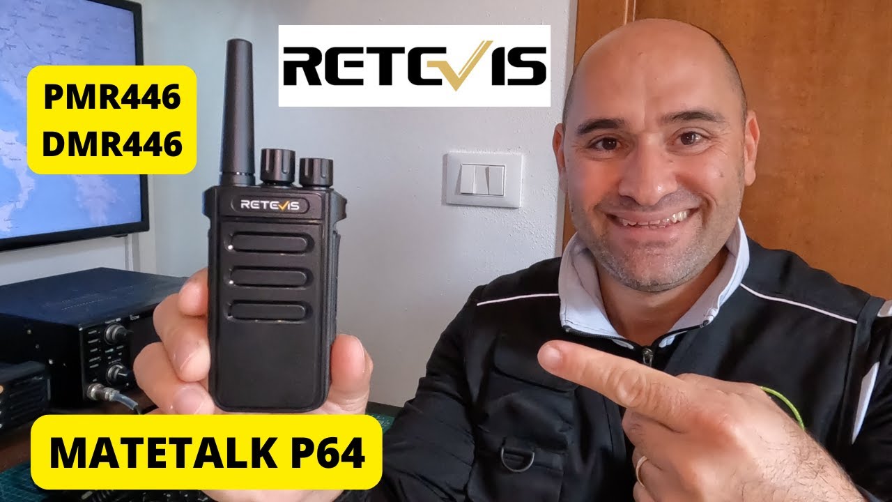 Retevis MateTalk P64 recensione completa | Radio PMR/DMR digitale e analogica per uso professionale
