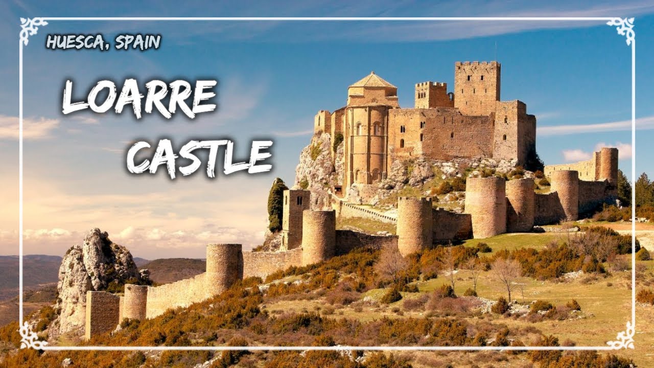 Visiting the Loarre castle, Huesca Spain